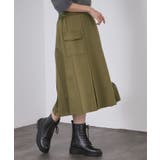 アシメプリーツスカート【洗濯機OK】 | OPAQUE.CLIP | 詳細画像2 