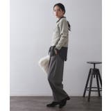 チェーン刺繍ロゴニット【洗濯機OK】 | OPAQUE.CLIP | 詳細画像11