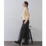 チェーン刺繍ロゴニット【洗濯機OK】 | OPAQUE.CLIP | 詳細画像3