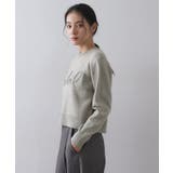 チェーン刺繍ロゴニット【洗濯機OK】 | OPAQUE.CLIP | 詳細画像14