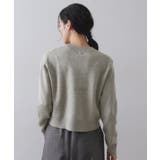 チェーン刺繍ロゴニット【洗濯機OK】 | OPAQUE.CLIP | 詳細画像15