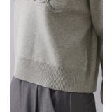 チェーン刺繍ロゴニット【洗濯機OK】 | OPAQUE.CLIP | 詳細画像18