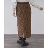 レオパードジャカードニットスカート【洗濯機OK】 | OPAQUE.CLIP | 詳細画像11 