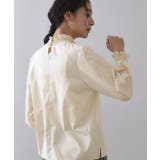 シャーリングハイネックブラウス【洗濯機OK】 | OPAQUE.CLIP | 詳細画像1 