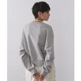 刺繍ロゴスウェット【洗濯機OK】 | OPAQUE.CLIP | 詳細画像1