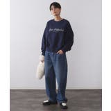 刺繍ロゴスウェット【洗濯機OK】 | OPAQUE.CLIP | 詳細画像7