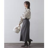 フラワープリントブラウス【洗濯機OK】 | OPAQUE.CLIP | 詳細画像3 