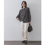 フラワープリントブラウス【洗濯機OK】 | OPAQUE.CLIP | 詳細画像6 