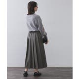 ワイドプリーツスカート【洗濯機OK】 | OPAQUE.CLIP | 詳細画像3 