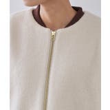 もこもこノーカラージップミドルコート【洗える】 | OPAQUE.CLIP | 詳細画像12 