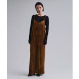 【es】ベロアサロペット【洗濯機OK】 | OPAQUE.CLIP | 詳細画像9 