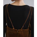 【es】ベロアサロペット【洗濯機OK】 | OPAQUE.CLIP | 詳細画像13 