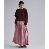 【es】ナイロンティアードマキシスカート【洗濯機OK】 | OPAQUE.CLIP | 詳細画像6 