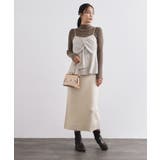 サテンキャミブラウス【洗濯機OK】 | OPAQUE.CLIP | 詳細画像6 