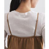 サテンキャミブラウス【洗濯機OK】 | OPAQUE.CLIP | 詳細画像17 