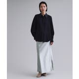 【es】ビックカラーブラウス【洗濯機OK】 | OPAQUE.CLIP | 詳細画像6