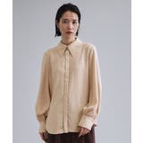 【es】ビックカラーブラウス【洗濯機OK】 | OPAQUE.CLIP | 詳細画像9