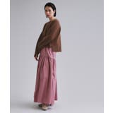 【es】メリノウール クルーミドルゲージニット | OPAQUE.CLIP | 詳細画像3