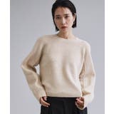 【es】メリノウール クルーミドルゲージニット | OPAQUE.CLIP | 詳細画像5