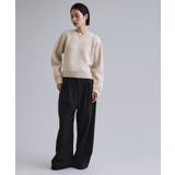 【es】メリノウール クルーミドルゲージニット | OPAQUE.CLIP | 詳細画像6