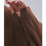 【es】メリノウール クルーミドルゲージニット | OPAQUE.CLIP | 詳細画像18