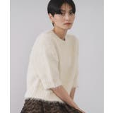 アイボリー(004) | フェザーヤーンニット【洗濯機OK/抗ピル】 | OPAQUE.CLIP