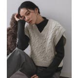 グレー(012) | ケーブルローゲージベスト【洗濯機OK】 | OPAQUE.CLIP