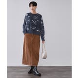 アート柄シャギーニット【洗濯機OK】 | OPAQUE.CLIP | 詳細画像6 