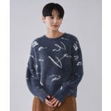 アート柄シャギーニット【洗濯機OK】 | OPAQUE.CLIP | 詳細画像9 