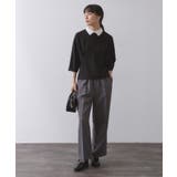 襟付きドルマントップス【洗濯機OK】 | OPAQUE.CLIP | 詳細画像4