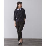 襟付きドルマントップス【洗濯機OK】 | OPAQUE.CLIP | 詳細画像19