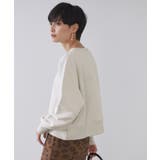 ラメ裏毛ショートプルオーバー【洗濯機OK】 | OPAQUE.CLIP | 詳細画像1 