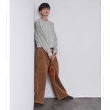 ラメ裏毛ショートプルオーバー【洗濯機OK】 | OPAQUE.CLIP | 詳細画像6 