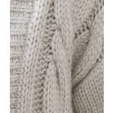 ケーブルローゲージニットカーディガン【洗濯機OK】 | OPAQUE.CLIP | 詳細画像5
