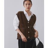 フェザーヤーンニットベスト【洗濯機OK/抗ピル】 | OPAQUE.CLIP | 詳細画像38