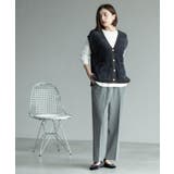 フェザーヤーンニットベスト【洗濯機OK/抗ピル】 | OPAQUE.CLIP | 詳細画像7