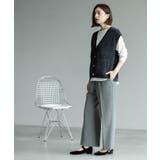 フェザーヤーンニットベスト【洗濯機OK/抗ピル】 | OPAQUE.CLIP | 詳細画像8