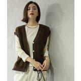 フェザーヤーンニットベスト【洗濯機OK/抗ピル】 | OPAQUE.CLIP | 詳細画像11