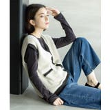 フェザーヤーンニットベスト【洗濯機OK/抗ピル】 | OPAQUE.CLIP | 詳細画像15