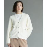 フェザーヤーンカーディガン【洗濯機OK/抗ピル】 | OPAQUE.CLIP | 詳細画像6 