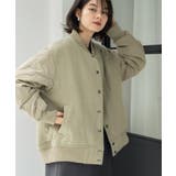 カーキ(029) | 《リバーシブル》キルティングブルゾン | OPAQUE.CLIP