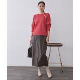 ボタンデザインラメニット【洗濯機OK】 | OPAQUE.CLIP | 詳細画像43 