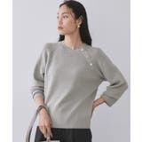 ボタンデザインラメニット【洗濯機OK】 | OPAQUE.CLIP | 詳細画像31 