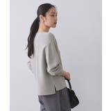 ラメガーターボートネックニット【洗濯機OK】 | OPAQUE.CLIP | 詳細画像36