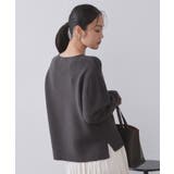 ラメガーターボートネックニット【洗濯機OK】 | OPAQUE.CLIP | 詳細画像41