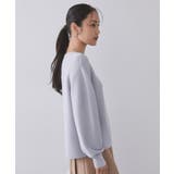 ラメガーターボートネックニット【洗濯機OK】 | OPAQUE.CLIP | 詳細画像55