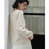 ラメガーターボートネックニット【洗濯機OK】 | OPAQUE.CLIP | 詳細画像4