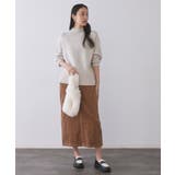 ラメスパンコールハイネックニット/セットアップ対応可【洗濯機OK】 | OPAQUE.CLIP | 詳細画像37