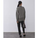 ラメスパンコールハイネックニット/セットアップ対応可【洗濯機OK】 | OPAQUE.CLIP | 詳細画像42