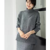 ラメスパンコールハイネックニット/セットアップ対応可【洗濯機OK】 | OPAQUE.CLIP | 詳細画像12